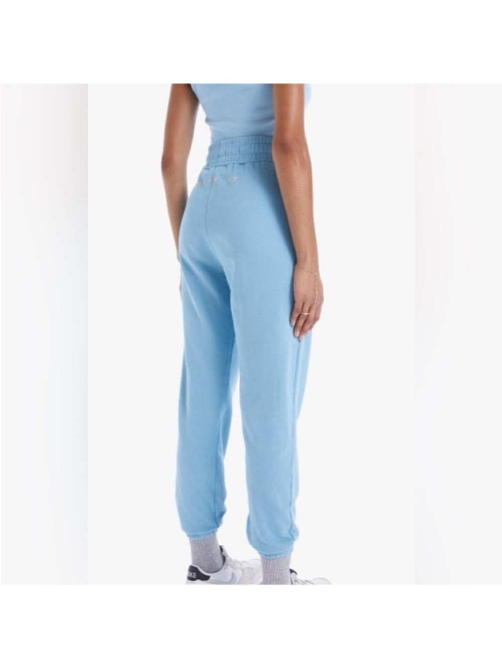 MOTHER Sky Blue knock out sweatpants - Picture 2 of 9
